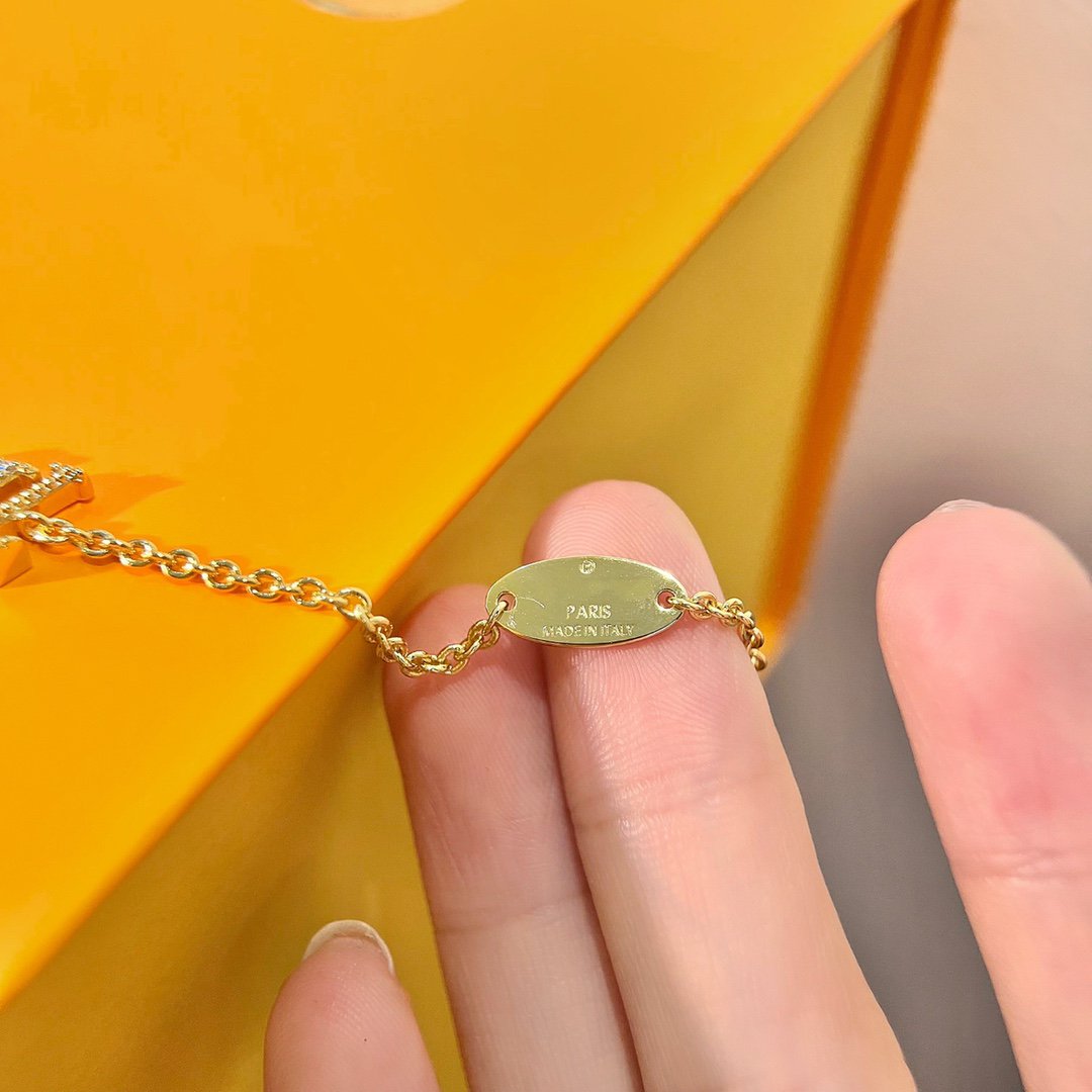 [CharmAmor]LOGO STAR MOTIF GOLD BRACELET