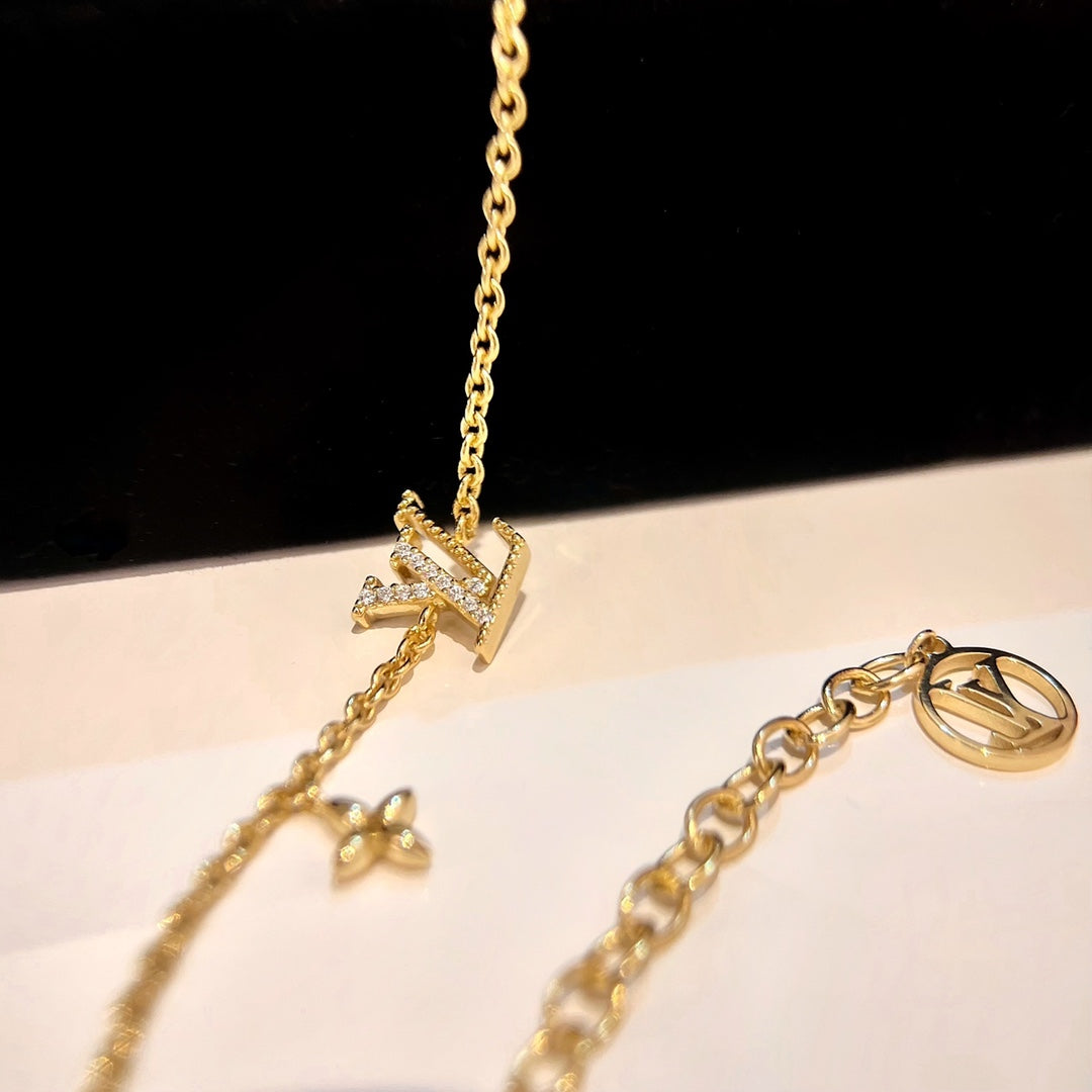 [CharmAmor]LOGO STAR MOTIF GOLD BRACELET