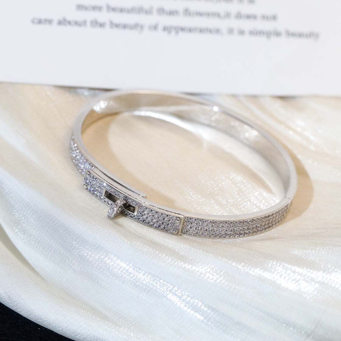 [CharmAmor]KELLY BRACELET DIAMOND PAVED