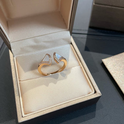[CharmAmor]DREAM MOP DIAMOND OPEN RING