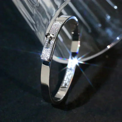 [CharmAmor]KELLY SILVER DIAMOND BRACELET
