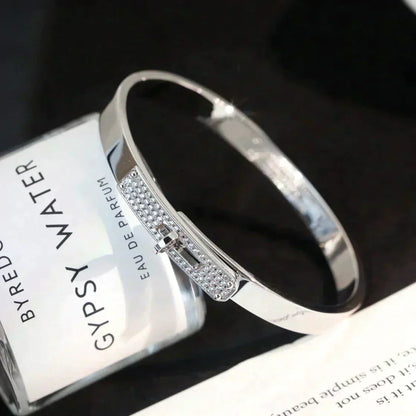 [CharmAmor]KELLY SILVER DIAMOND BRACELET