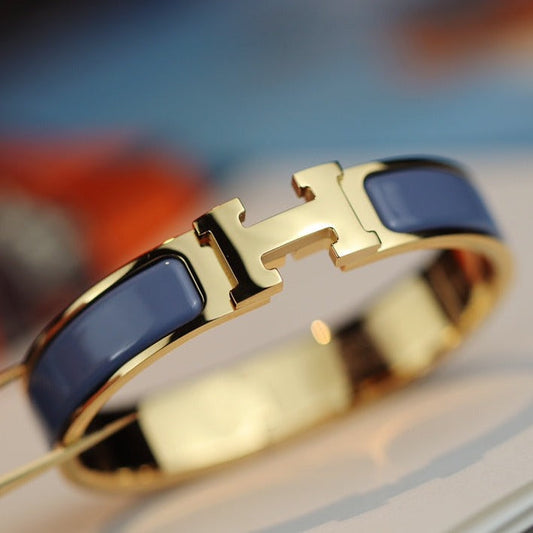 [CharmAmor]H BRACELET 12MM BLUE GRAY