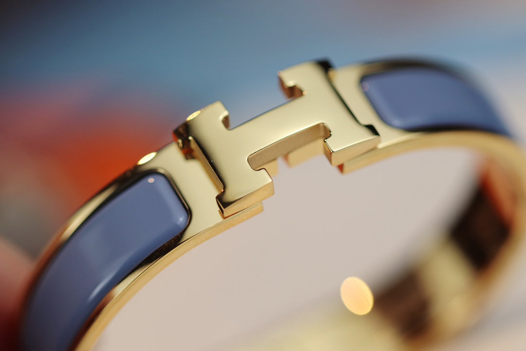 [CharmAmor]H BRACELET 12MM BLUE GRAY