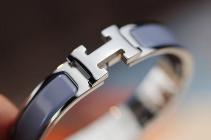 [CharmAmor]H BRACELET 12MM BLUE GRAY