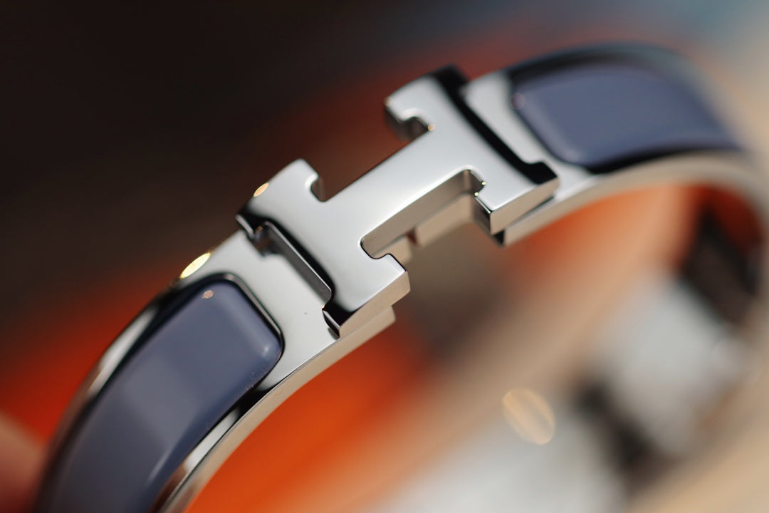 [CharmAmor]H BRACELET 12MM BLUE GRAY