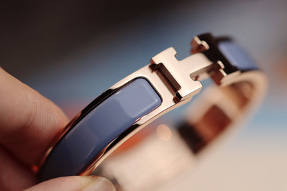 [CharmAmor]H BRACELET 12MM BLUE GRAY