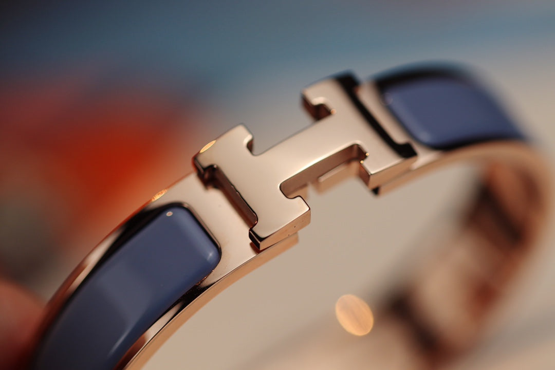 [CharmAmor]H BRACELET 12MM BLUE GRAY