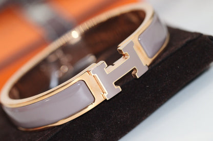 [CharmAmor]H BRACELET 12MM BROWN