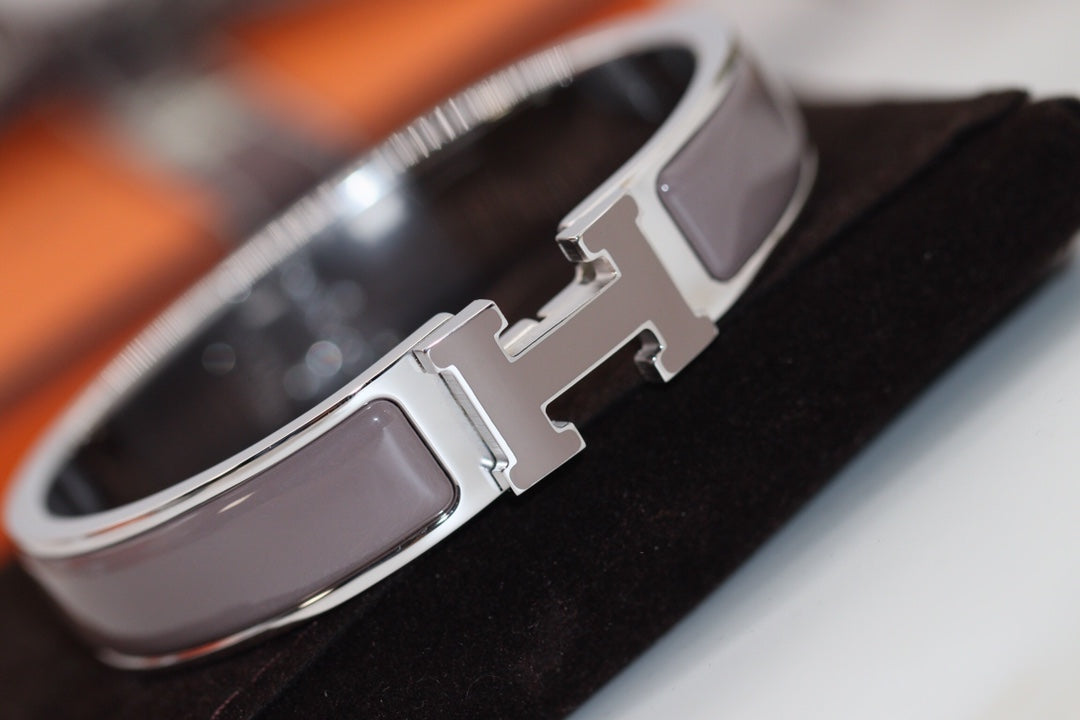 [CharmAmor]H BRACELET 12MM BROWN