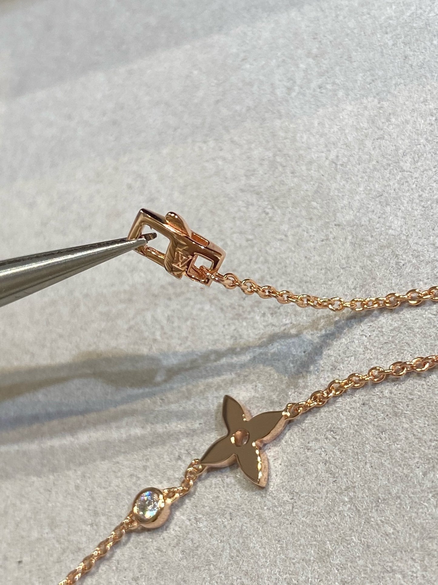 [CharmAmor]STAR DIAMOND PINK GOLD BRACELET