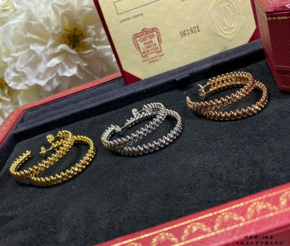 [CharmAmor]CLASH LARGE HOOP EARRINGS