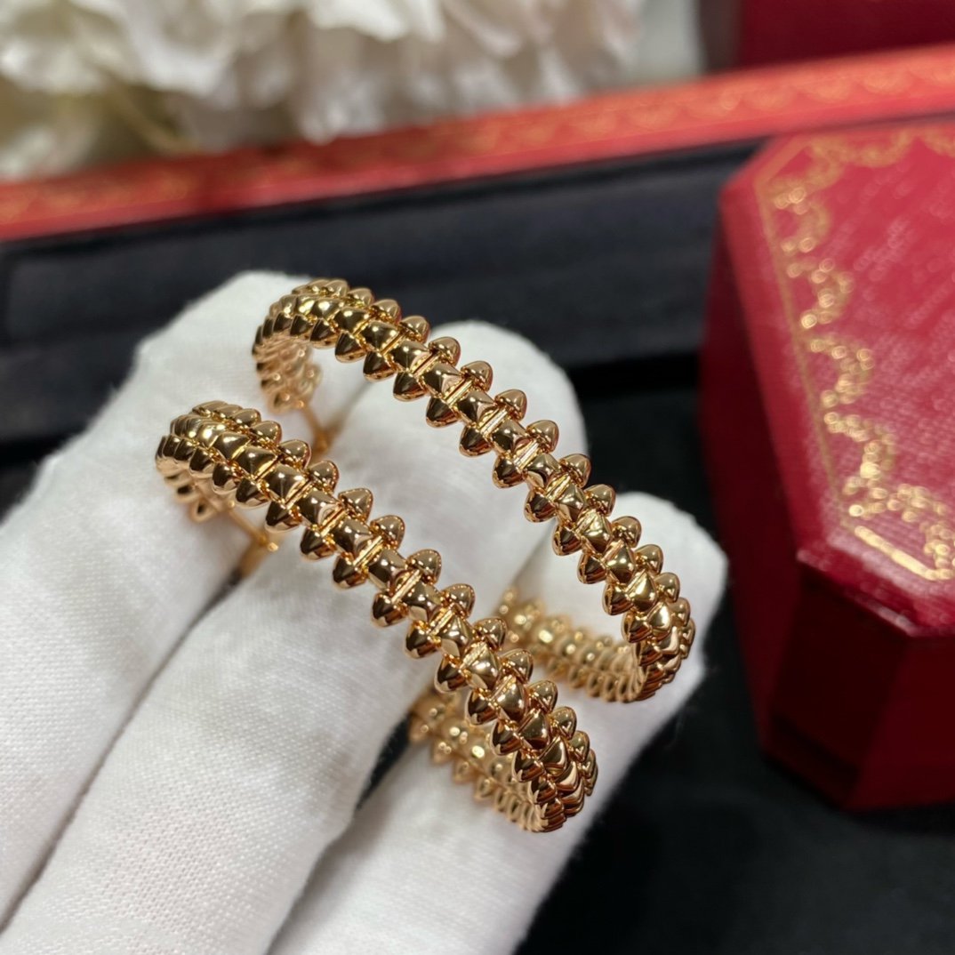[CharmAmor]CLASH LARGE HOOP EARRINGS
