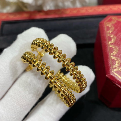 [CharmAmor]CLASH LARGE HOOP EARRINGS