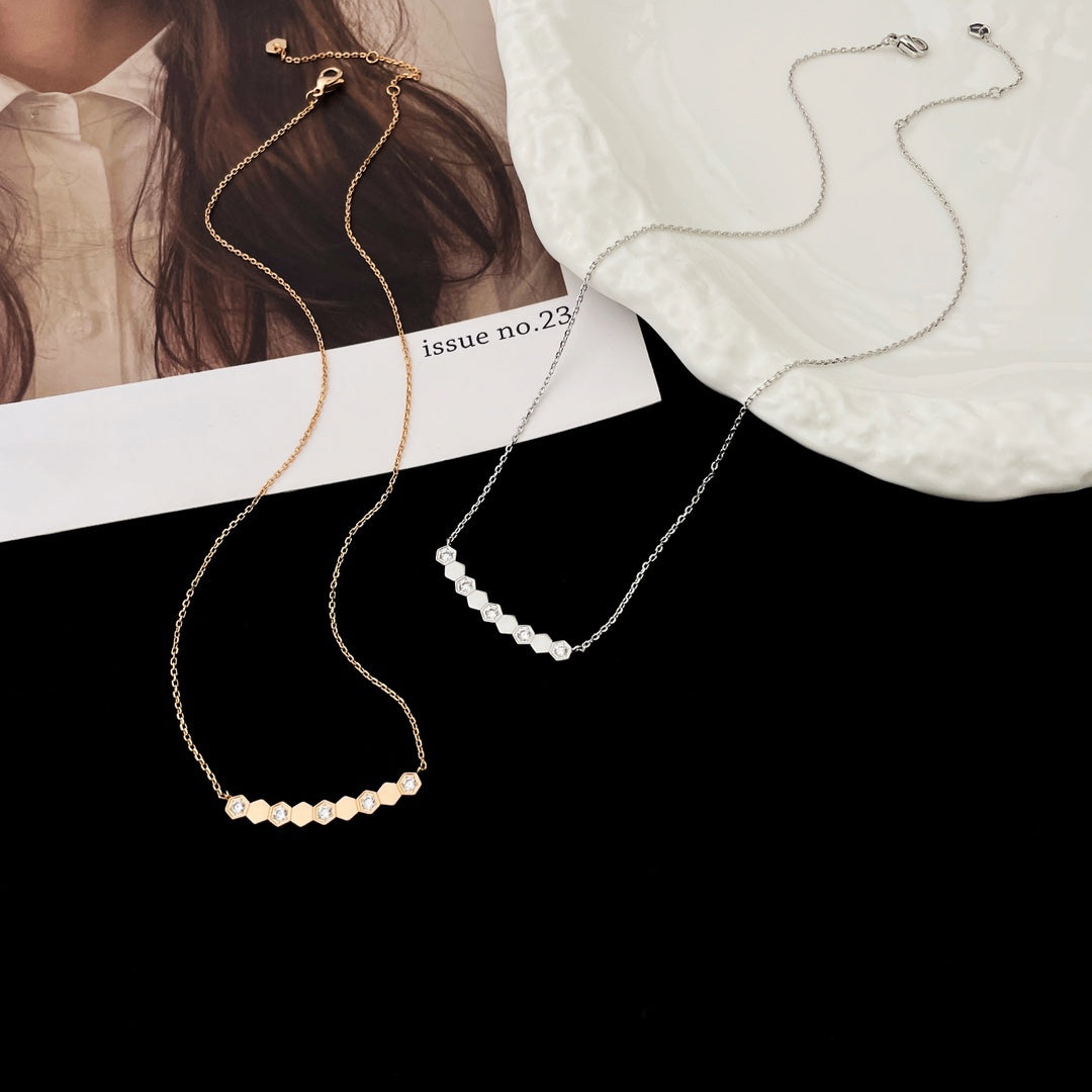 [CharmAmor]BEE MY LOVE DIAMOND NECKLACE
