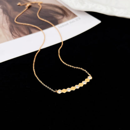 [CharmAmor]BEE MY LOVE DIAMOND NECKLACE