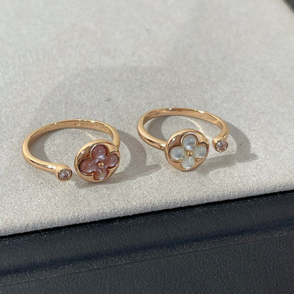 [CharmAmor]SUN 1 DIAMOND PINK MOP RING