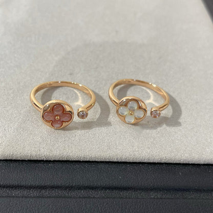 [CharmAmor]SUN 1 DIAMOND PINK MOP RING
