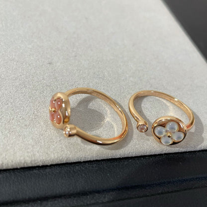 [CharmAmor]SUN 1 DIAMOND PINK MOP RING