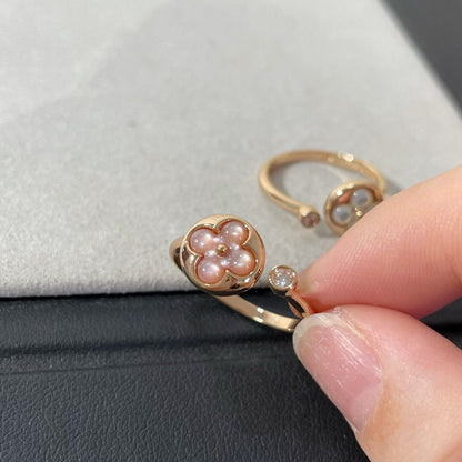 [CharmAmor]SUN 1 DIAMOND PINK MOP RING