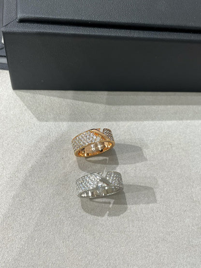 [CharmAmor]LIENS EVIDENCE  DIAMOND PAVED RING