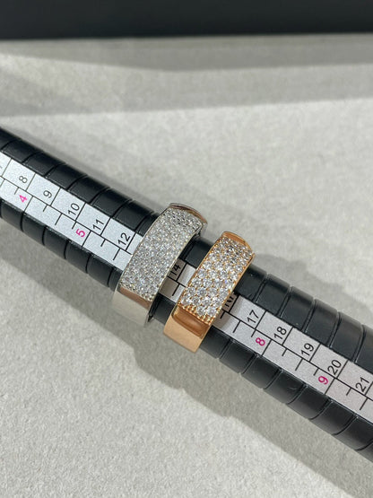 [CharmAmor]LIENS EVIDENCE  DIAMOND PAVED RING