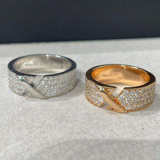 [CharmAmor]LIENS EVIDENCE  DIAMOND PAVED RING
