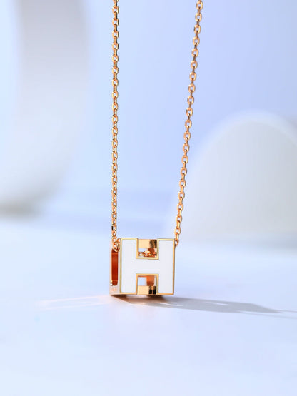 [CharmAmor]H CAGE PINK GOLD NECKLACE