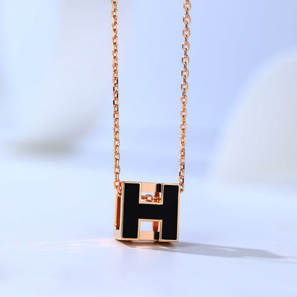 [CharmAmor]H CAGE PINK GOLD NECKLACE
