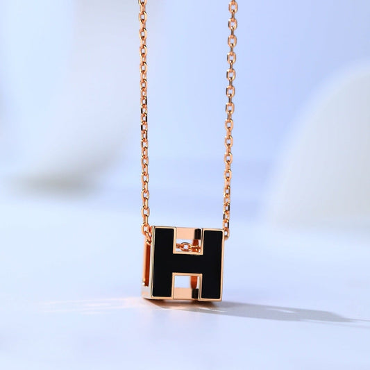 [CharmAmor]H CAGE PINK GOLD NECKLACE