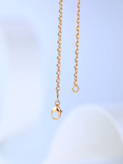 [CharmAmor]H CAGE PINK GOLD NECKLACE