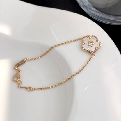 [CharmAmor]LUCKY SPRING ROSE GOLD MOP BRACELET