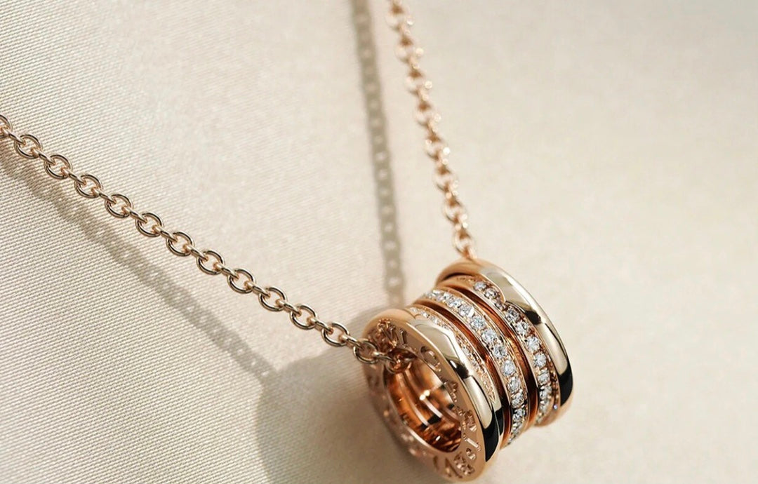 [CharmAmor]ZERO 1 PINK GOLD DIAMOND NECKLACE