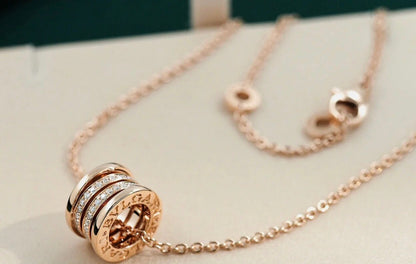 [CharmAmor]ZERO 1 PINK GOLD DIAMOND NECKLACE