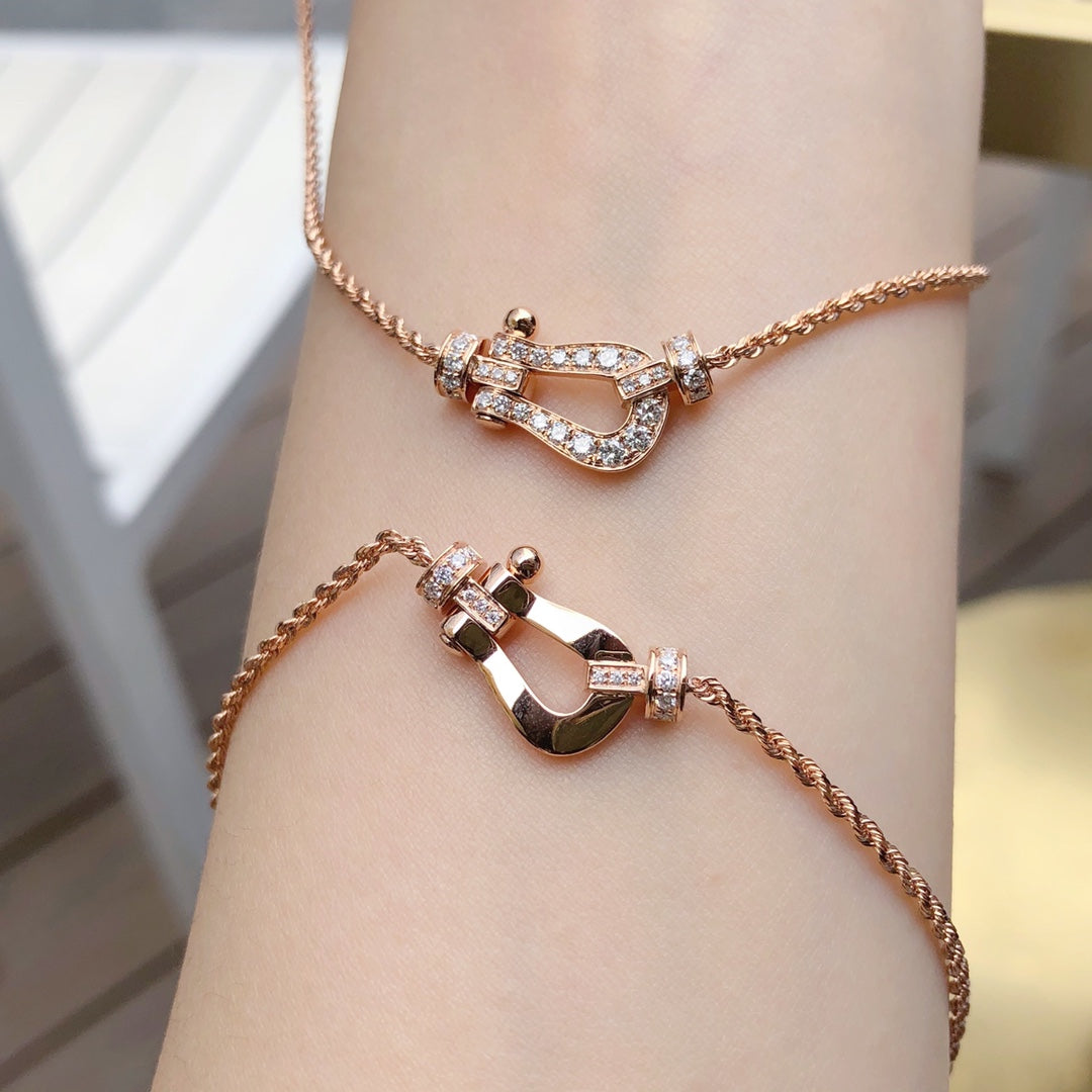 [CharmAmor]FORCE 10 PINK GOLD DIAMOND NECKLACE