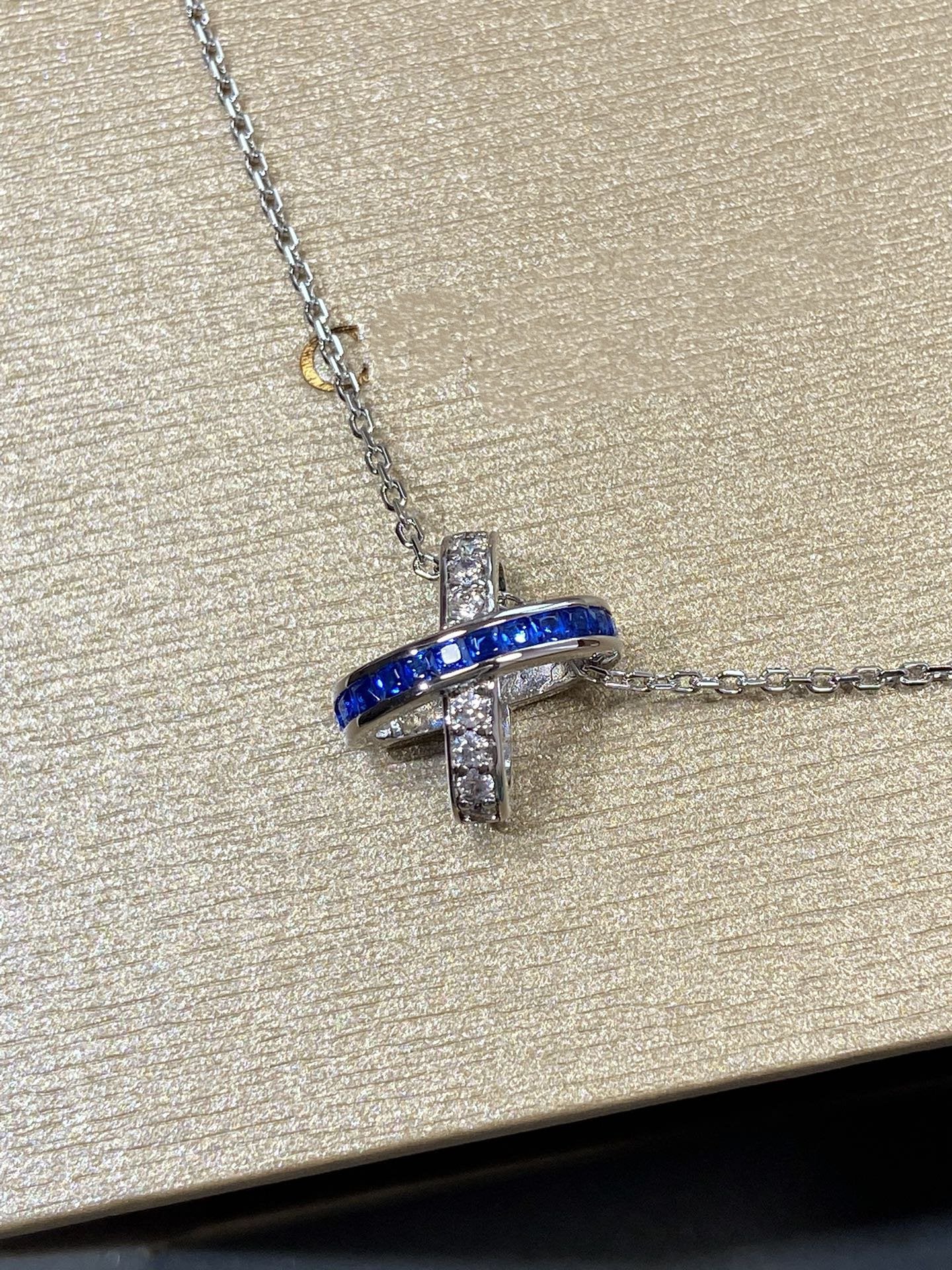 [CharmAmor]LIENS DIAMOND SILVER NECKLACE