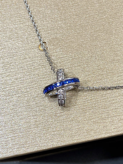 [CharmAmor]LIENS DIAMOND SILVER NECKLACE