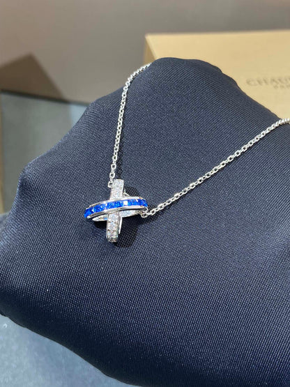 [CharmAmor]LIENS DIAMOND SILVER NECKLACE
