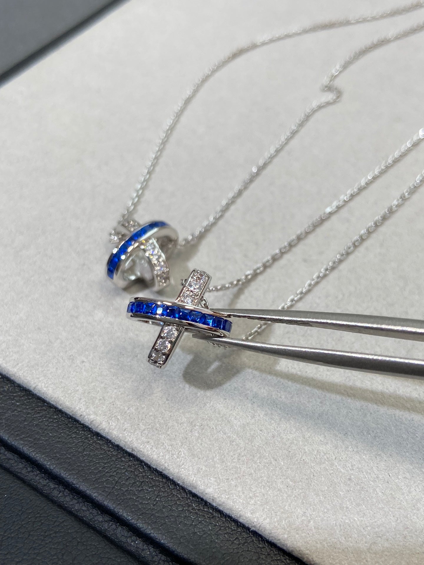 [CharmAmor]LIENS DIAMOND SILVER NECKLACE