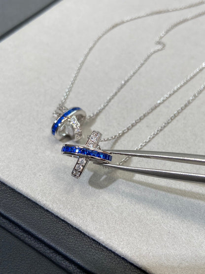 [CharmAmor]LIENS DIAMOND SILVER NECKLACE