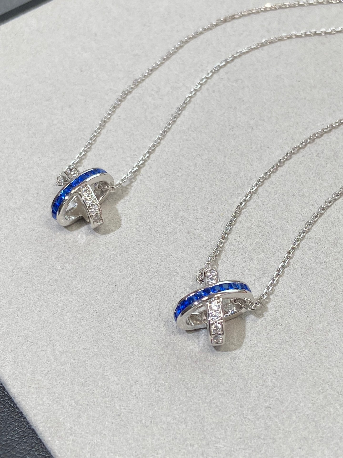 [CharmAmor]LIENS DIAMOND SILVER NECKLACE