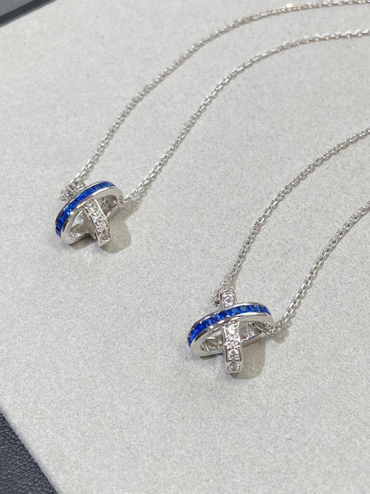 [CharmAmor]LIENS DIAMOND SILVER NECKLACE