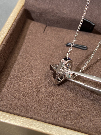 [CharmAmor]LIENS DIAMOND SILVER NECKLACE