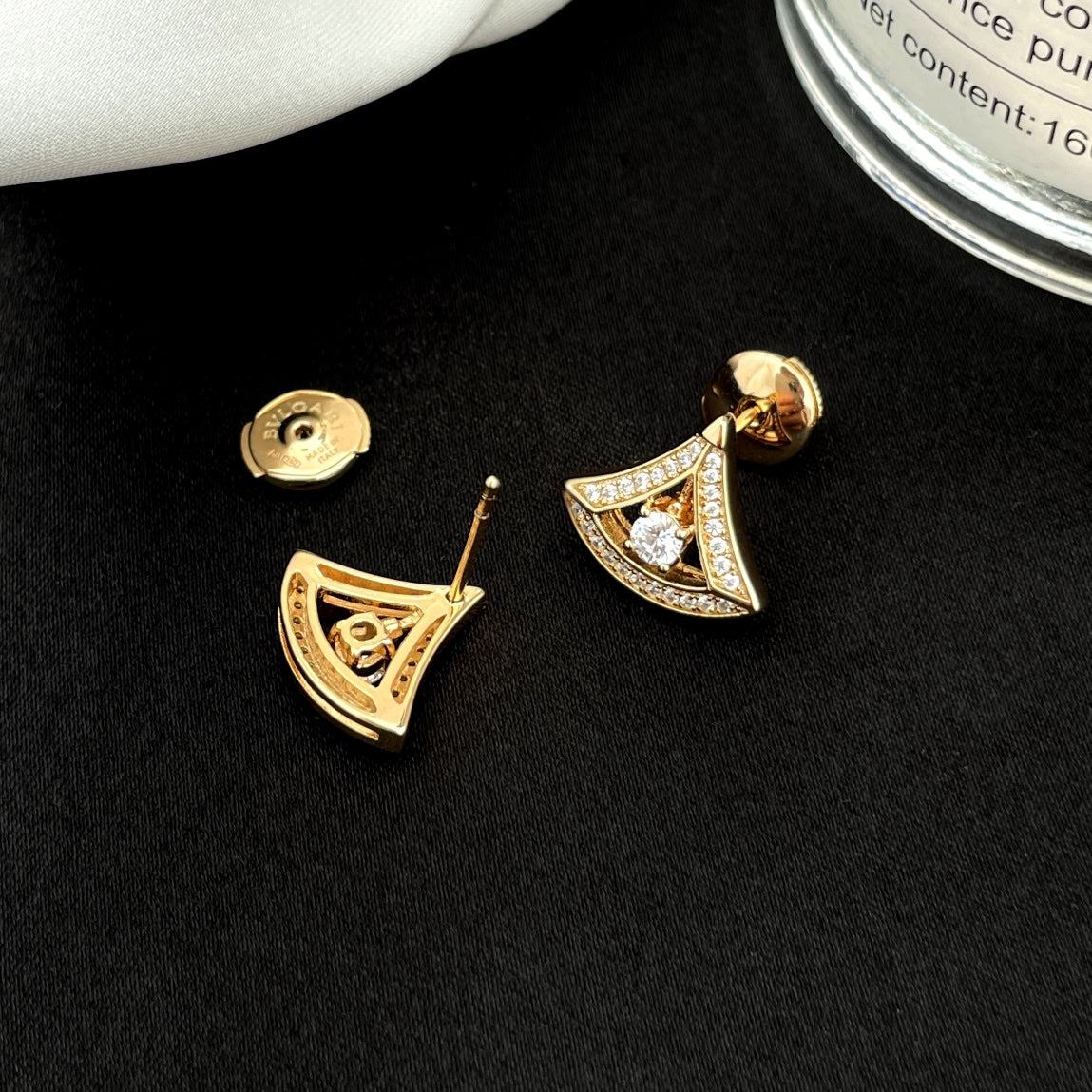 [CharmAmor]DREAM MINI DIAMOND STUD EARRINGS