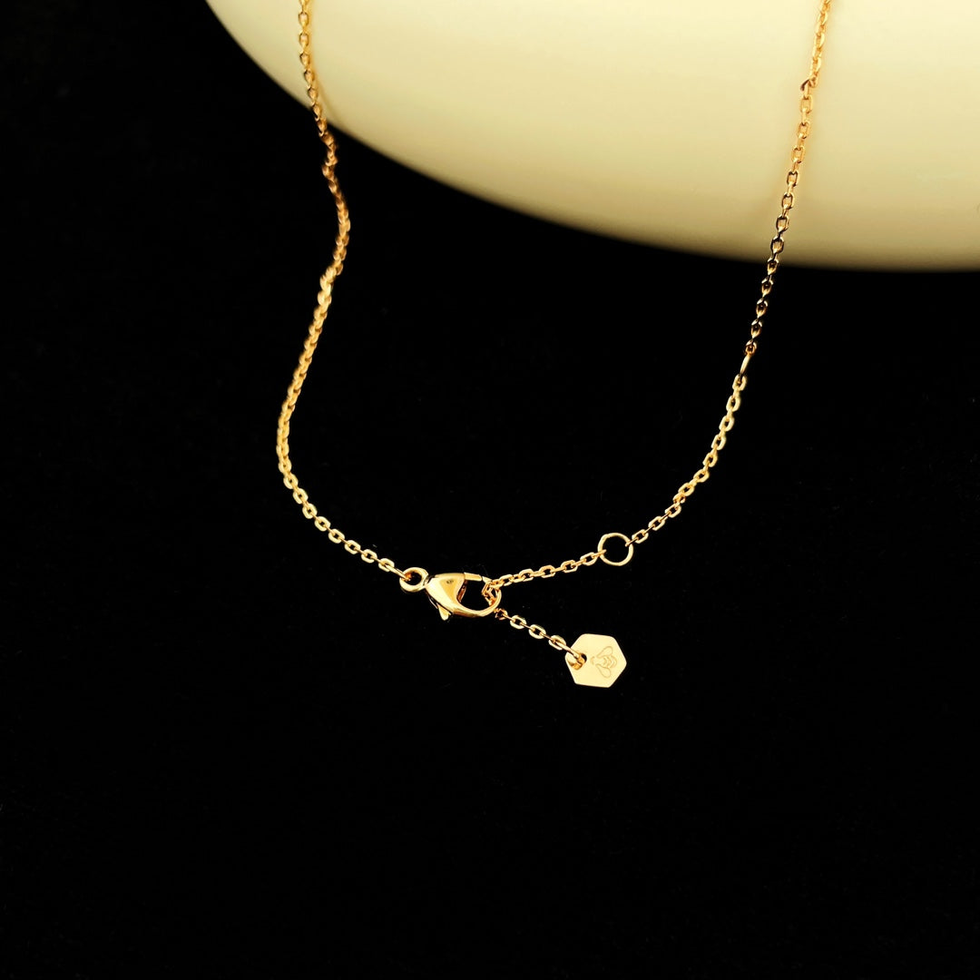 [CharmAmor]BEE MINI PEDANT DIAMOND NECKLACE