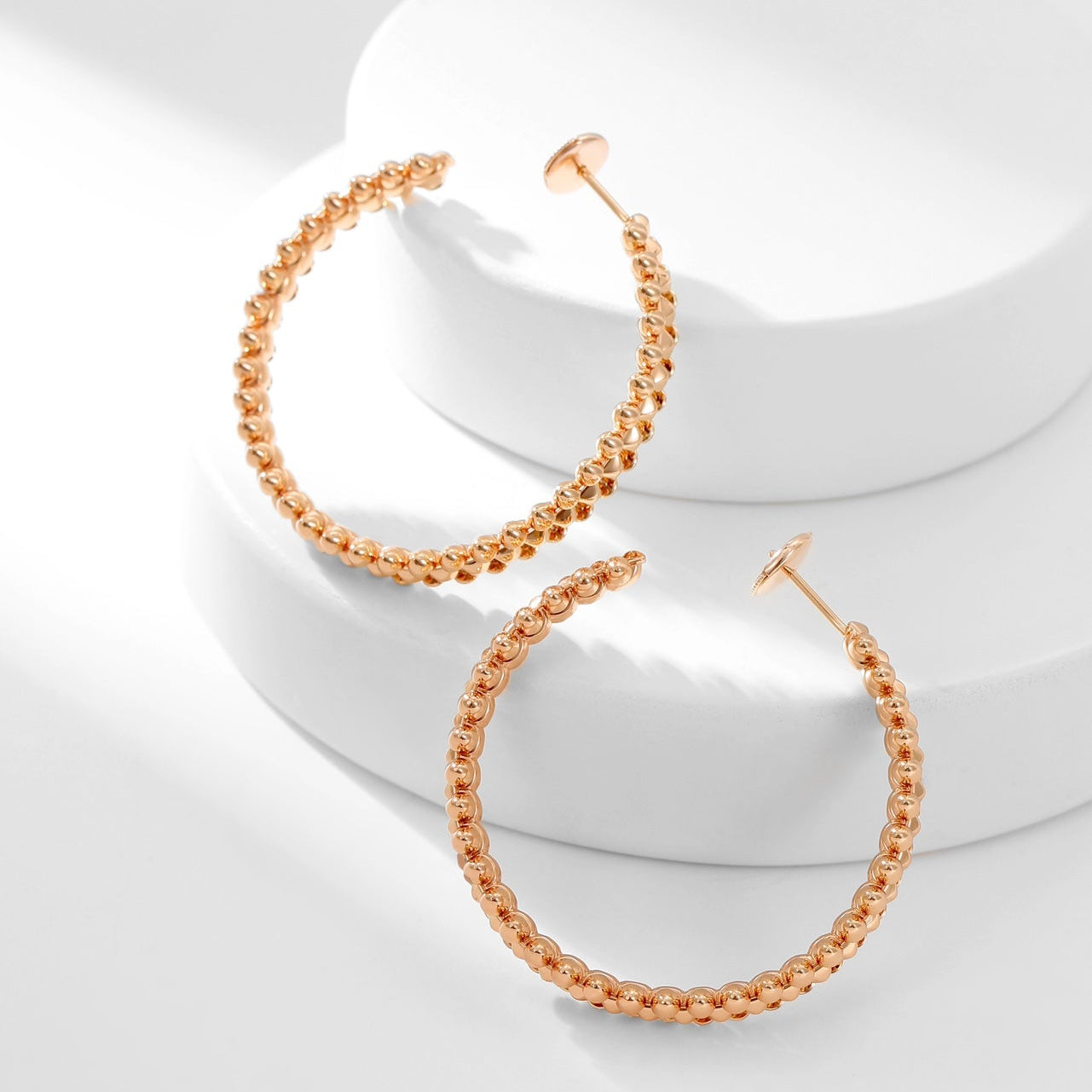 [CharmAmor]CLASH HOOP LARGE EARRINGS