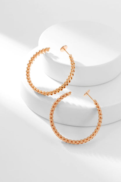 [CharmAmor]CLASH HOOP EARRINGS