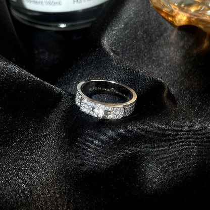 [CharmAmor]KELLY SILVER DIAMOND RING