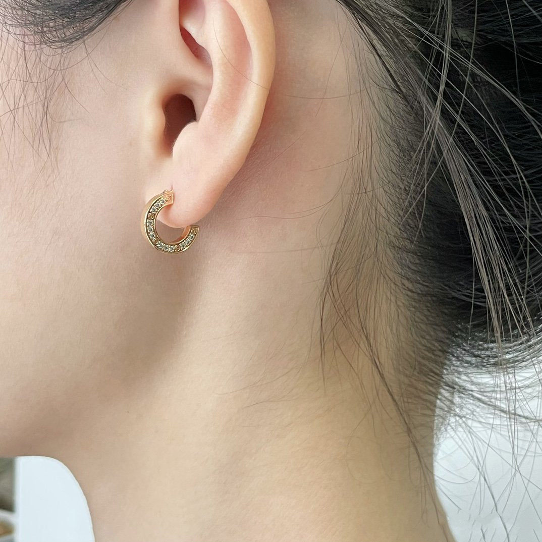 [CharmAmor]LOVE DIAMOND EARRINGS