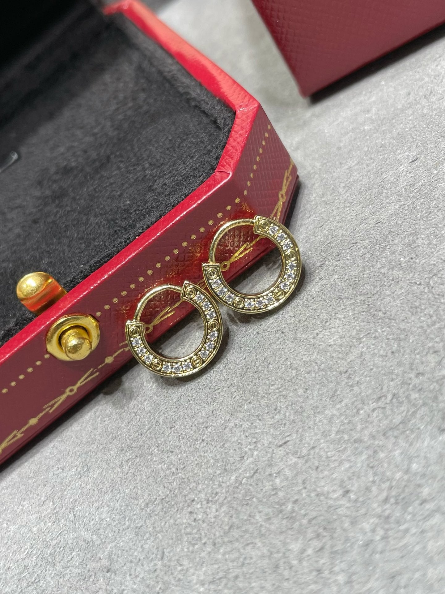 [CharmAmor]LOVE DIAMOND EARRINGS